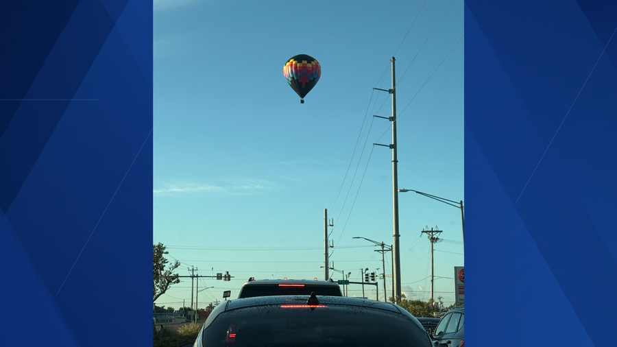 Hot air balloon spotted floating over Cape Coral in rare sighting Thursday morning.