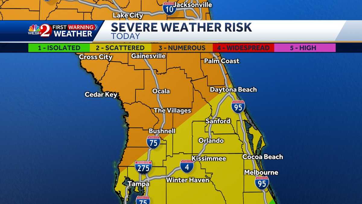 Timing out the severe weather risk
