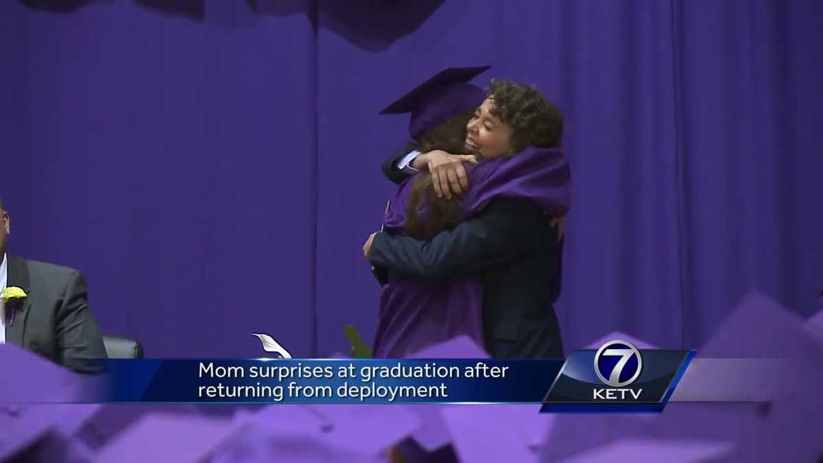 Big Surprise at Bellevue West graduation