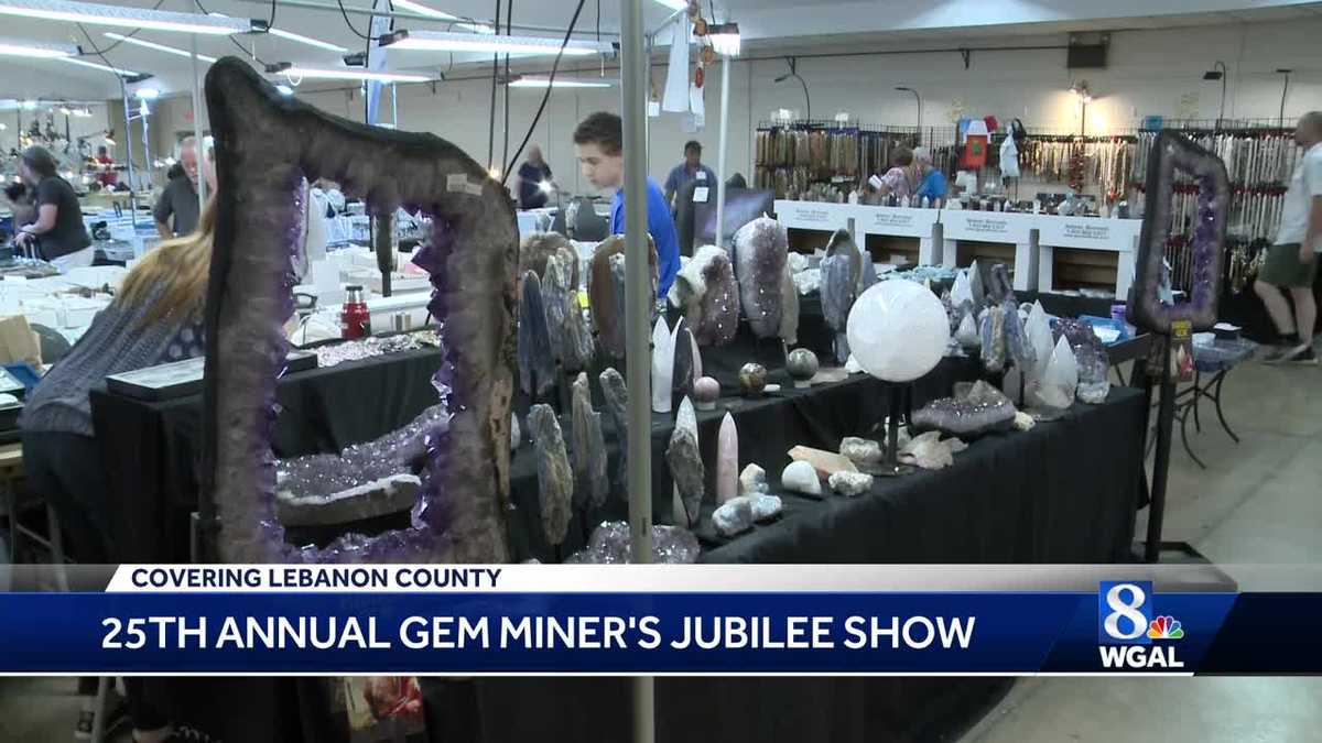 Annual Gem Miner's Jubilee in Lebanon showed off worldwide gems