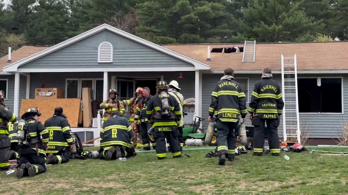 Cat killed, 2 people injured in house fire