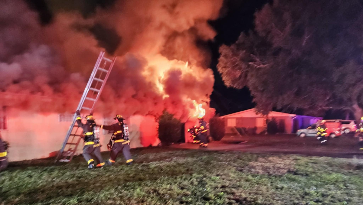 Family of seven loses home to fire days before Christmas