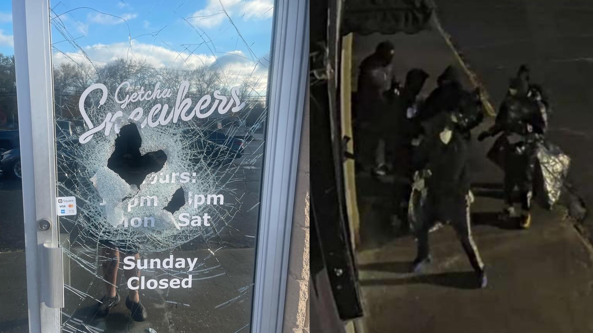 Burglars steal $70K in high-end merchandise from sneaker shop