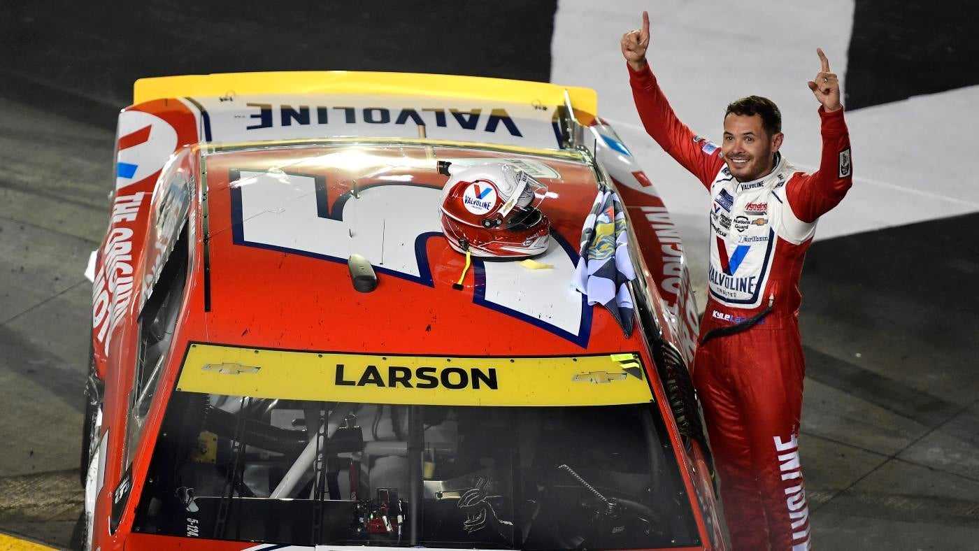 Larson Wins At Bristol While Harvick And Elliott Feud