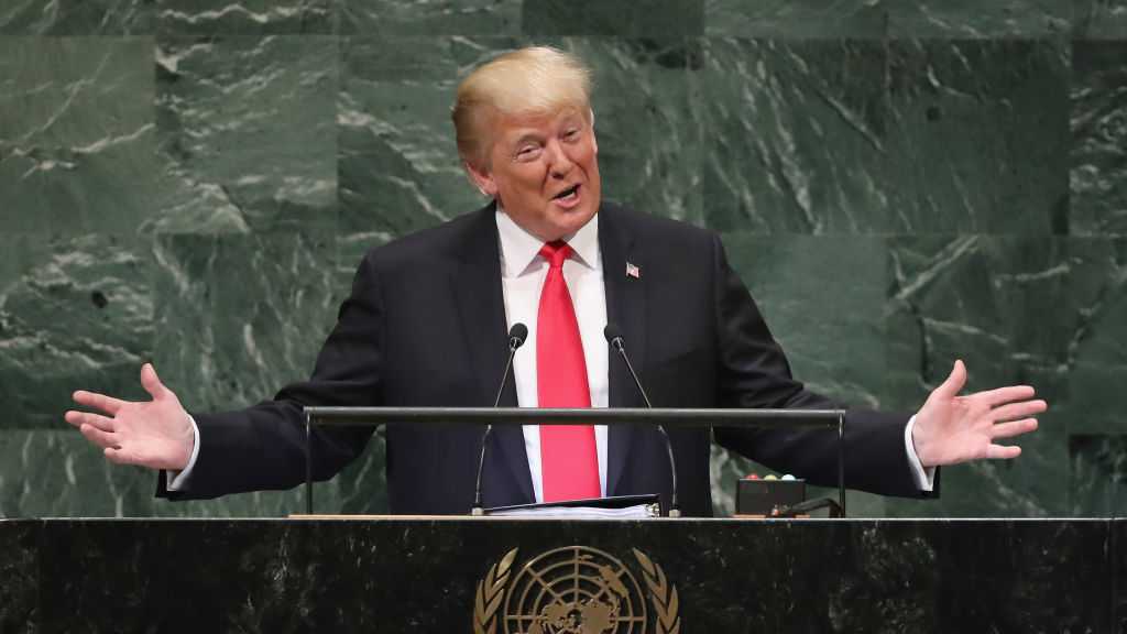 World leaders laugh as President Trump boasts of America's might at ...