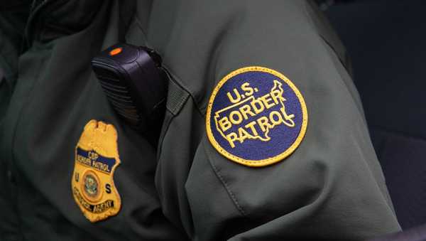 TOPSHOT - This photo shows a US Border Patrol patch on a border agent's uniform in McAllen, Texas, on January 15, 2019. (Photo by SUZANNE CORDEIRO / AFP)        (Photo credit should read SUZANNE CORDEIRO/AFP via Getty Images)