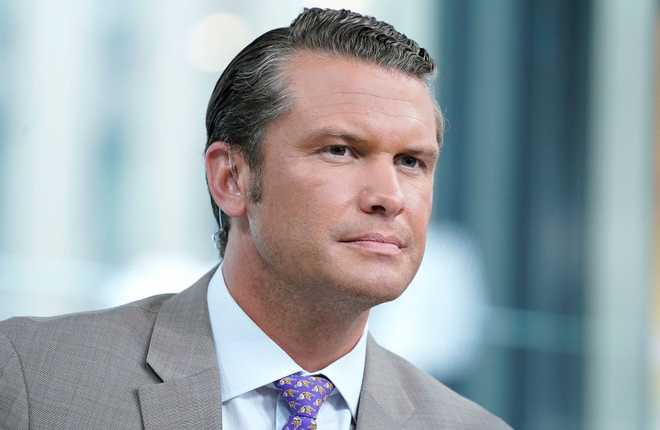 NEW YORK, NEW YORK - AUGUST 09: Fox anchor Pete Hegseth interviews entrepreneur and venture capitalist Peter Thiel during &quot;FOX &amp; Friends&quot; at Fox News Channel Studios on August 09, 2019 in New York City. (Photo by John Lamparski/Getty Images)