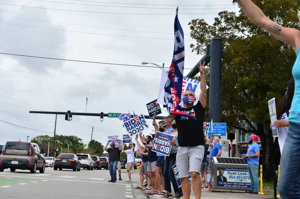 PHOTOS: Coast To Coast, Americans React To Biden Victory