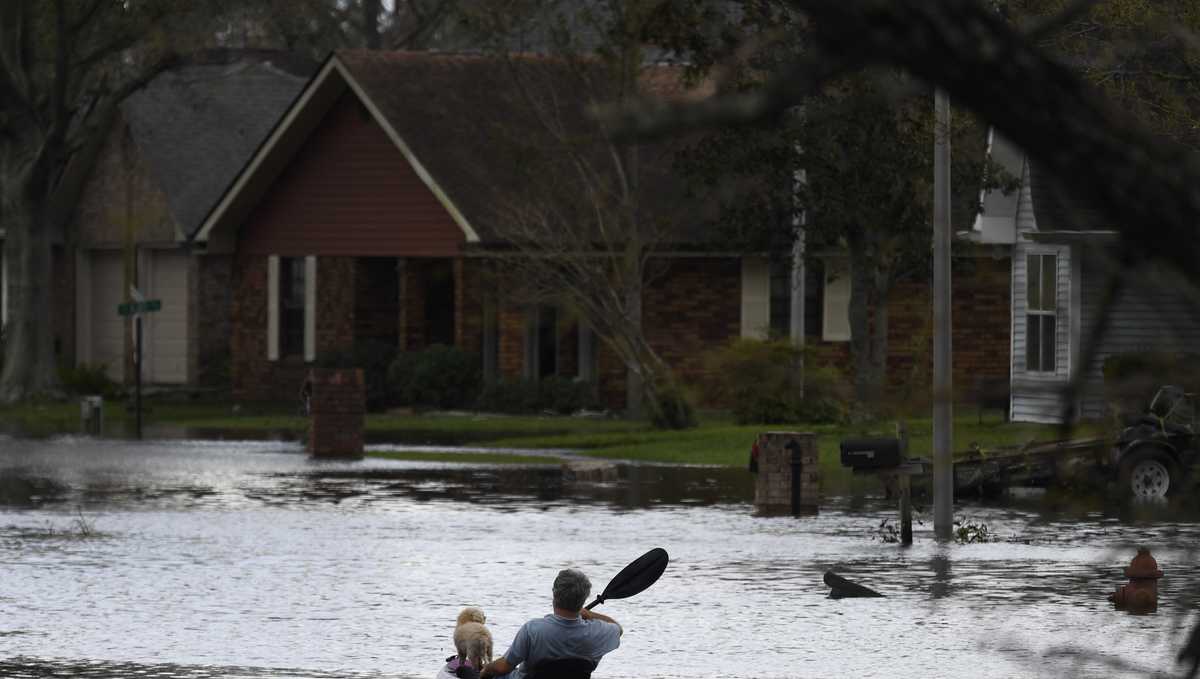 Louisiana damage after Hurricane Ida