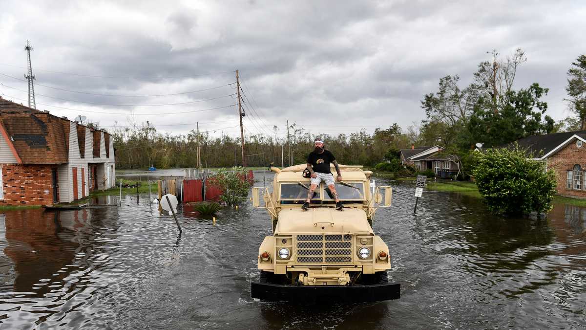 Louisiana damage after Hurricane Ida