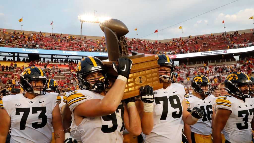 Photos from the 2023 Cy-Hawk football game at Jack Trice Stadium