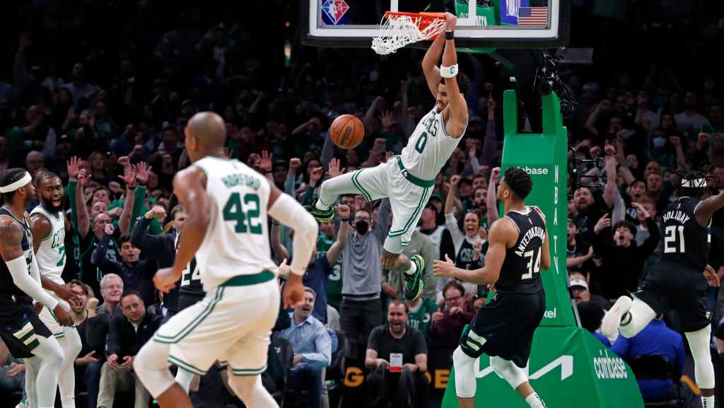 Grant Williams scores 27, Boston Celtics make 22 threes in Game 7 rout of  Milwaukee Bucks 