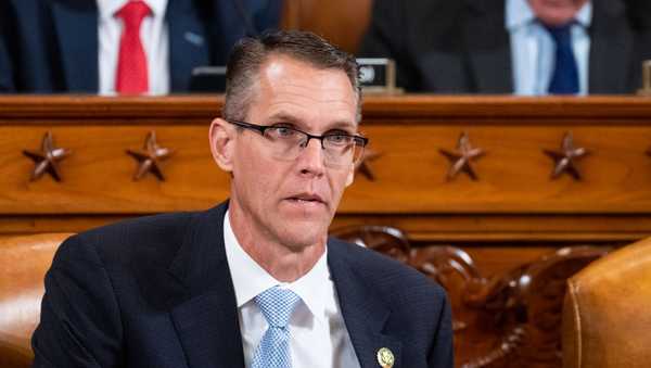 WASHINGTON - MARCH 9: Rep. Randy Feenstra, R-Iowa, listens during the House Ways and Means markup hearing of  the Default Prevention Act in the Longworth House Office Building on Thursday, March 9, 2023. (Bill Clark/CQ-Roll Call, Inc via Getty Images)