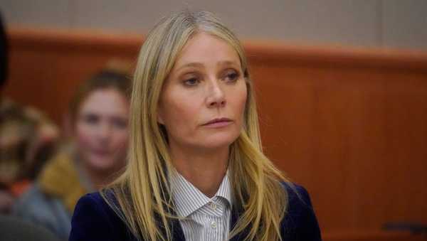 PARK CITY, UTAH - MARCH 30:  Actor Gwyneth Paltrow sits in court as the verdict is read in her civil trial over a collision with another skier on March 30, 2023, in Park City, Utah. The jury found retired optometrist Terry Sanderson 