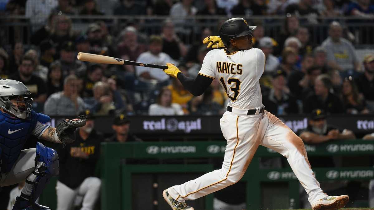 Starling Marte of the Oakland Athletics hits a double against the San  News Photo - Getty Images