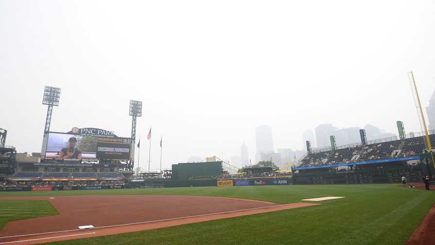 Pirates players sound off on MLB for playing in unhealthy air quality; Andrew  McCutchen masks up