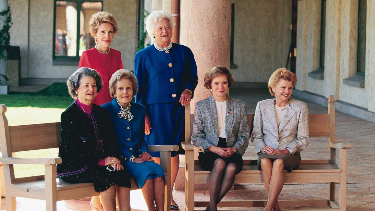 Rosalynn Carter throughout the years