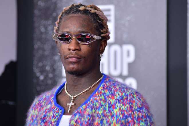 ATLANTA,&#x20;GEORGIA&#x20;-&#x20;OCTOBER&#x20;01&#x3A;&#x20;Young&#x20;Thug&#x20;attends&#x20;the&#x20;2021&#x20;BET&#x20;Hip&#x20;Hop&#x20;Awards&#x20;at&#x20;Cobb&#x20;Energy&#x20;Performing&#x20;Arts&#x20;Center&#x20;on&#x20;October&#x20;01,&#x20;2021&#x20;in&#x20;Atlanta,&#x20;Georgia.&#x20;&#x28;Photo&#x20;by&#x20;Derek&#x20;White&#x2F;WireImage&#x29;