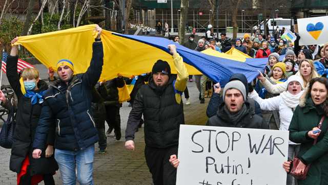 RUSSIA-UKRAINE CRISIS: Rallies held across the US in support of Ukraine - Vimarsana News