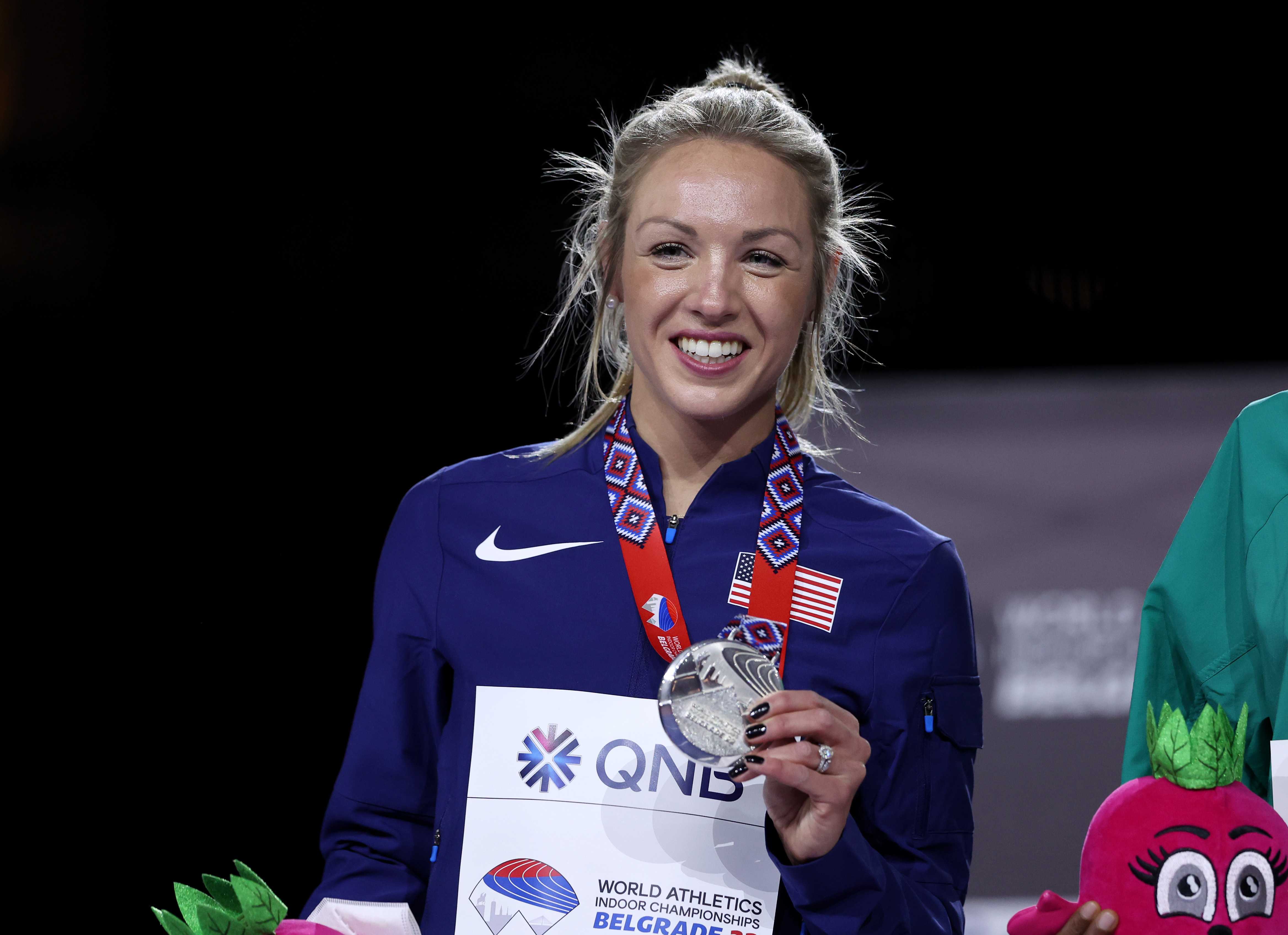 Elle Purrier St Pierre Earns 2nd At World Indoor Championships   Gettyimages 1386305302 