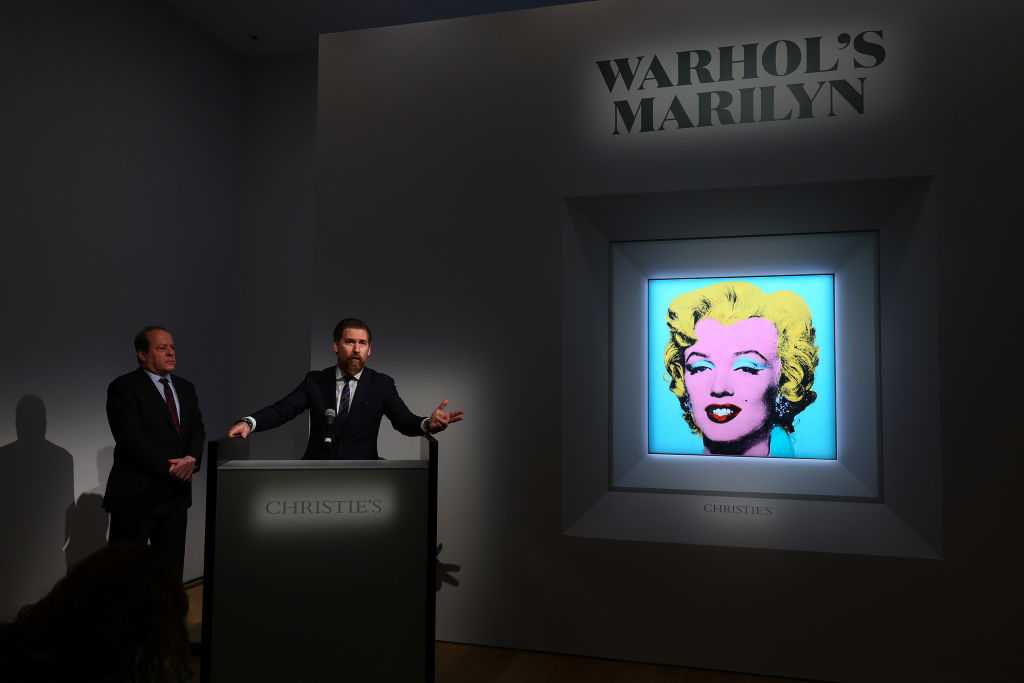 Iconic Marilyn Monroe Image By Andy Warhol Coming To Auction   Gettyimages 1386904104 