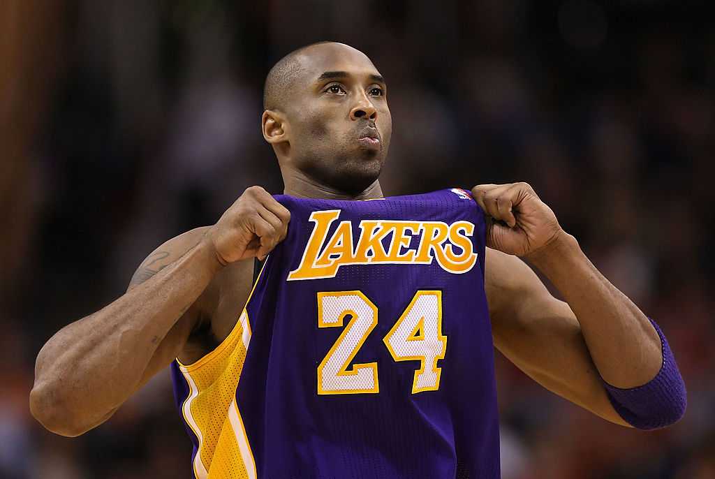 kobe laker number