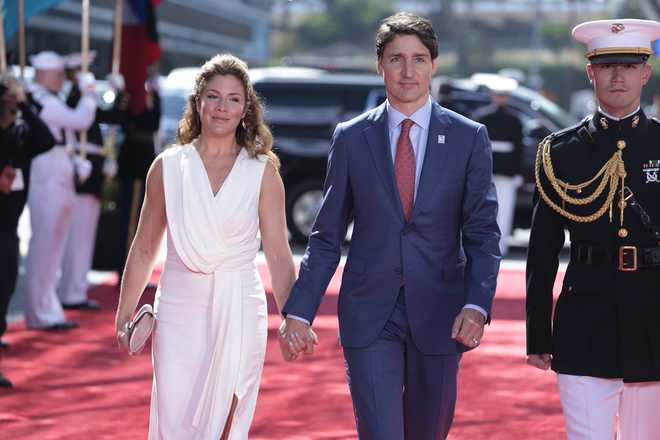 LOS&#x20;ANGELES,&#x20;CALIFORNIA&#x20;-&#x20;JUNE&#x20;08&#x3A;&#x20;Prime&#x20;Minister&#x20;Justin&#x20;Trudeau&#x20;of&#x20;Canada&#x20;arrives&#x20;alongside&#x20;his&#x20;wife&#x20;Sophie&#x20;Gregoire&#x20;Trudeau&#x20;to&#x20;the&#x20;Microsoft&#x20;Theater&#x20;for&#x20;the&#x20;opening&#x20;ceremonies&#x20;of&#x20;the&#x20;IX&#x20;Summit&#x20;of&#x20;the&#x20;Americas&#x20;on&#x20;June&#x20;08,&#x20;2022&#x20;in&#x20;Los&#x20;Angeles,&#x20;California.&#x20;&#x20;Leaders&#x20;from&#x20;North,&#x20;Central&#x20;and&#x20;South&#x20;America&#x20;will&#x20;travel&#x20;to&#x20;Los&#x20;Angeles&#x20;for&#x20;the&#x20;summit&#x20;to&#x20;discuss&#x20;issues&#x20;such&#x20;as&#x20;trade&#x20;and&#x20;migration.&#x20;The&#x20;United&#x20;States&#x20;is&#x20;hosting&#x20;the&#x20;summit&#x20;for&#x20;the&#x20;first&#x20;time&#x20;since&#x20;1994,&#x20;when&#x20;it&#x20;took&#x20;place&#x20;in&#x20;Miami.&#x20;&#x28;Photo&#x20;by&#x20;Anna&#x20;Moneymaker&#x2F;Getty&#x20;Images&#x29;