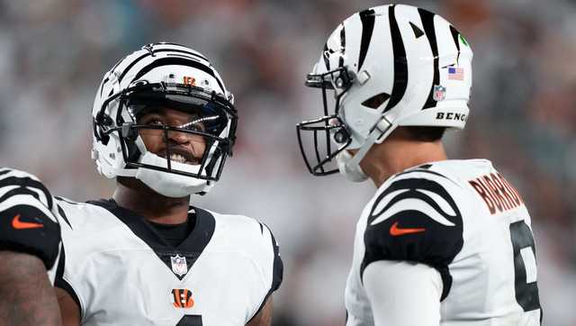 A photo of a Cincinnati Bengals Color Rush helmet during the national  News Photo - Getty Images