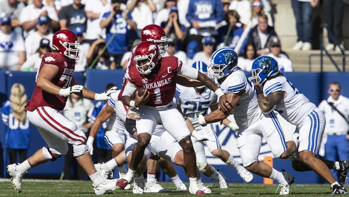 Arkansas and BYU each seeking a 30 start in rematch of a game the