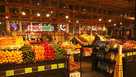 Fruit and vegetable stand in the Reading Terminal Market, Philadelphia, Pennsylvania.