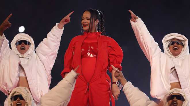 Rihanna Delivers Soaring Super Bowl Halftime Performance