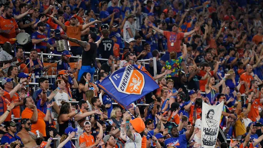 FC Cincinnati fans celebrate club's clinch of 2023 Supporters' Shield