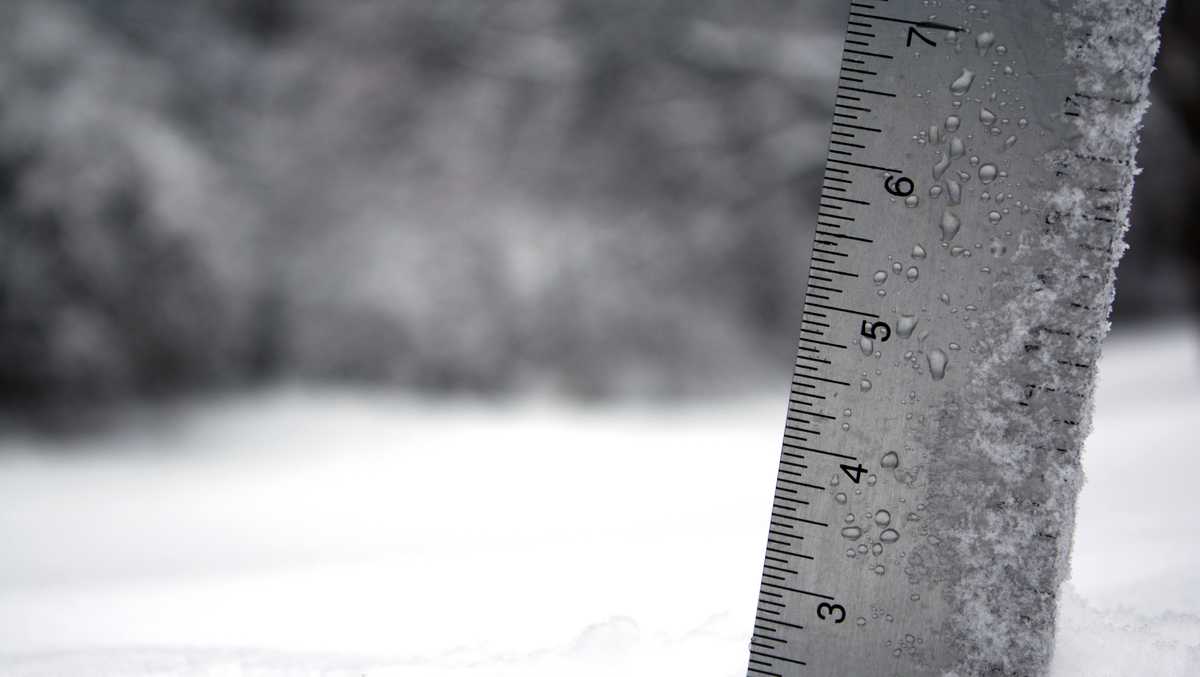 See final snow totals from Tuesday's storm across Vermont, New York