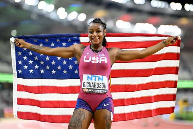 Sha'Carri Richardson wins women's 100m at world championships - The Hiu