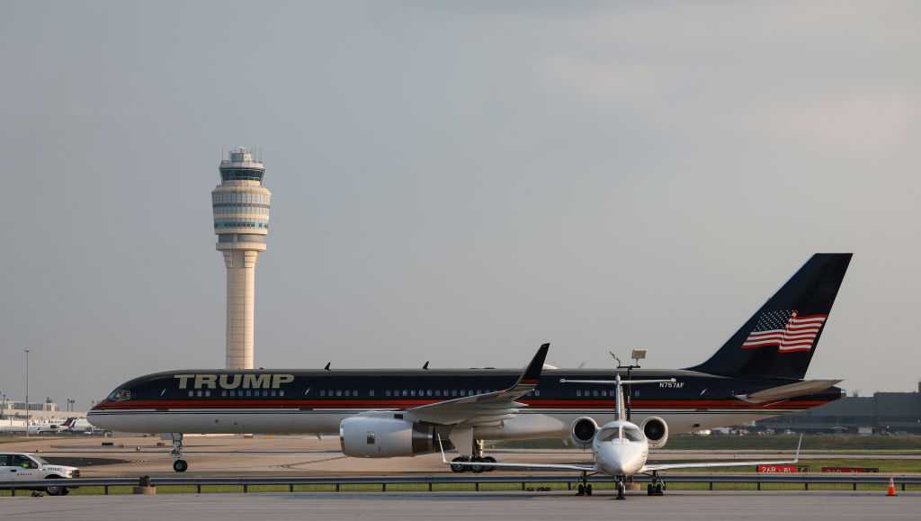 Donald Trump’s private plane clipped another jet while taxiing at Palm ...