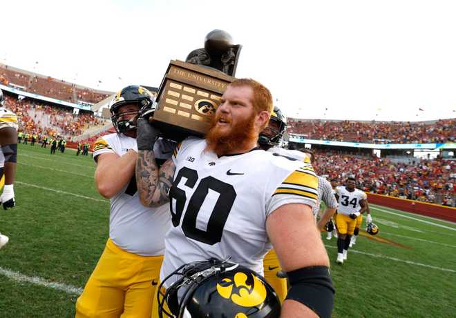 See Iowa, Iowa State football fans tailgating before Cy-Hawk game