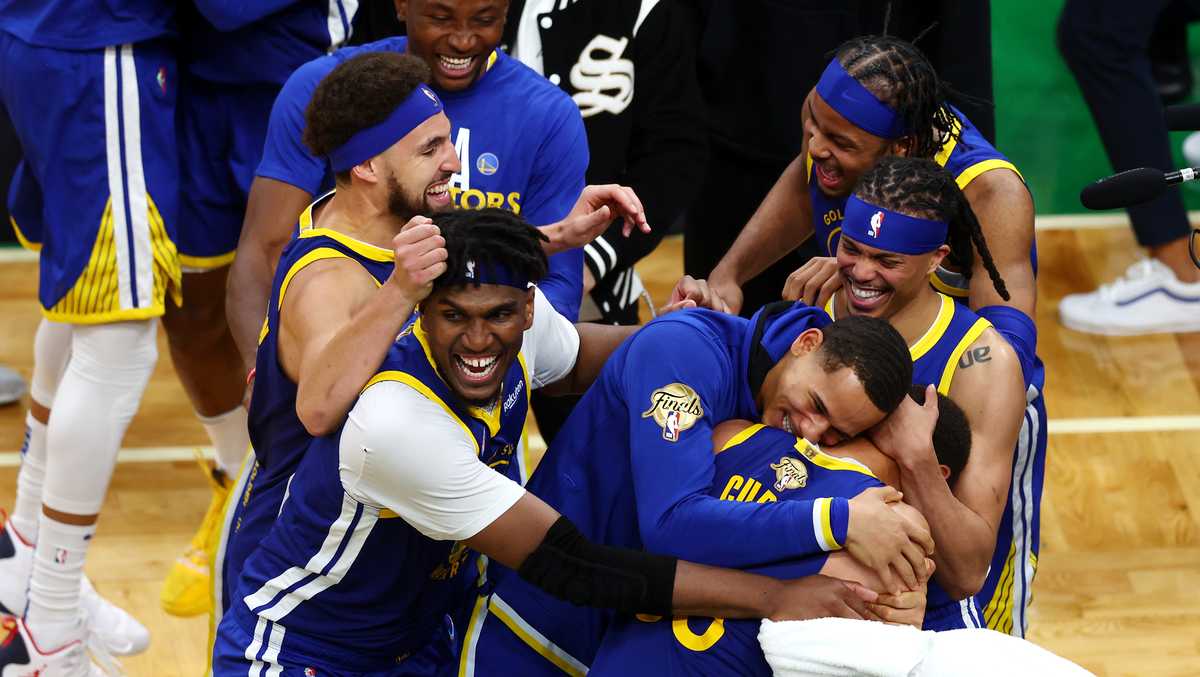 Warriors pull away from Celtics, 103-90, win NBA title in six games