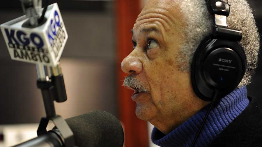 SAN FRANCISCO, CA - JANUARY 14: Ray Taliaferro begins another early morning show of talk radio at KGO studios Friday Jan. 14, 2011 in San Francisco, Calif. Taliaferro&apos;s voice has been gracing the local airwaves for better than four decades. (Photo by Karl Mondon/MediaNews Group/The Mercury News via Getty Images)