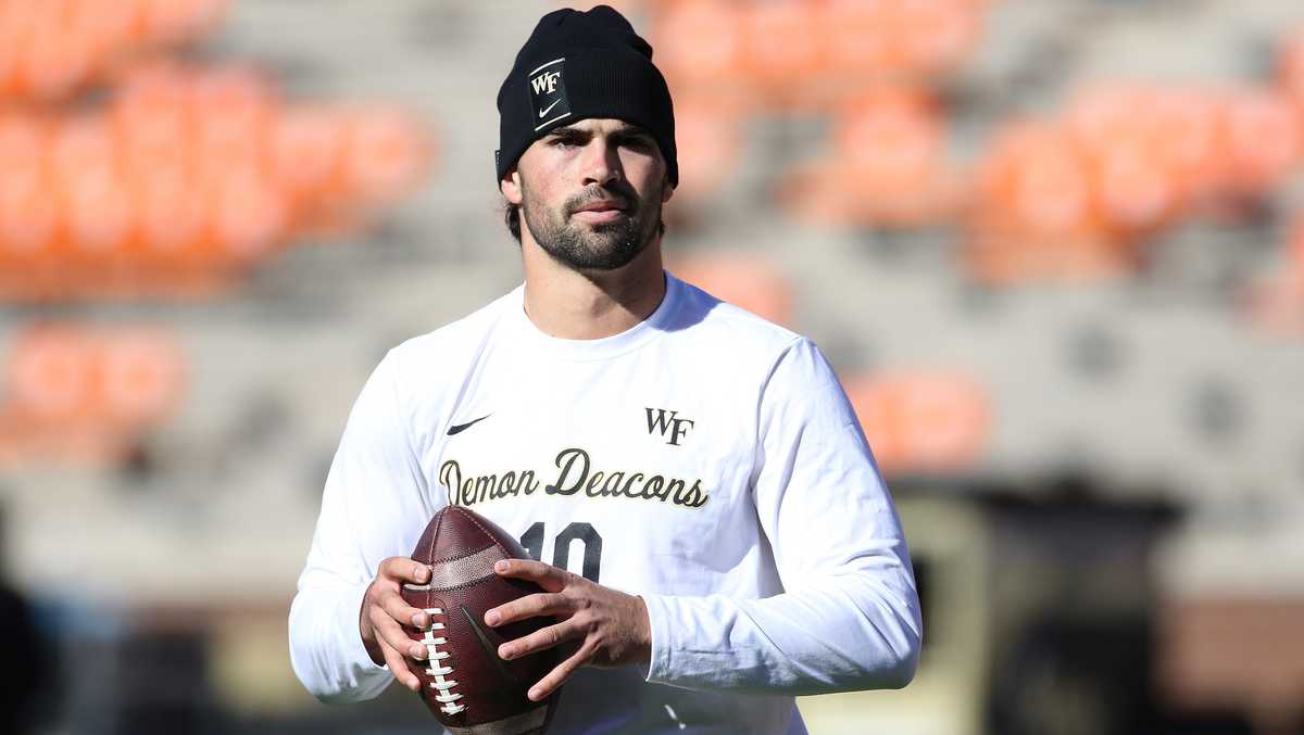 Wake Forest quarterback Sam Hartman to leave Demon Deacons
