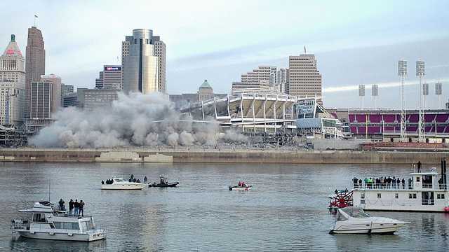 Riverfront Stadium Implosion