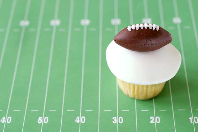 Football & # X20; Cupcake & # X20; Sur & # x20; Football & # X20; Field