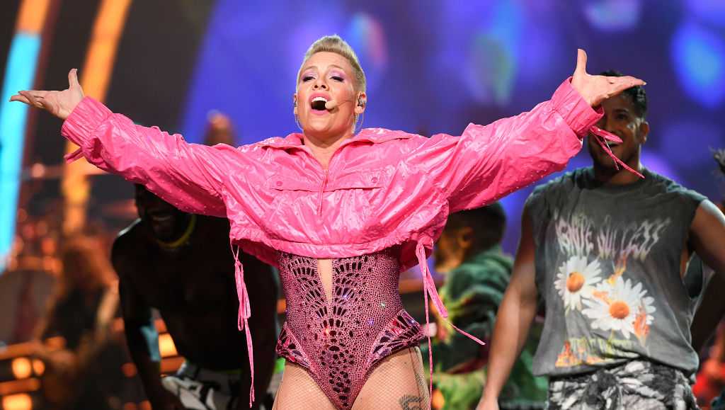 Pop singer Pink will give away 2,000 banned books at Miami area concerts this week