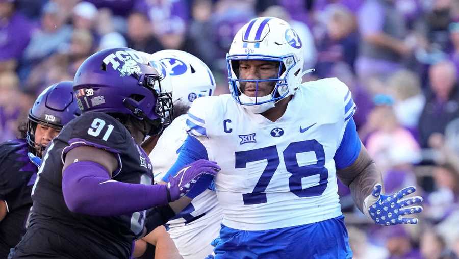 NFL Draft 2nd Round: Chiefs select BYU offensive lineman Kingsley Suamataia