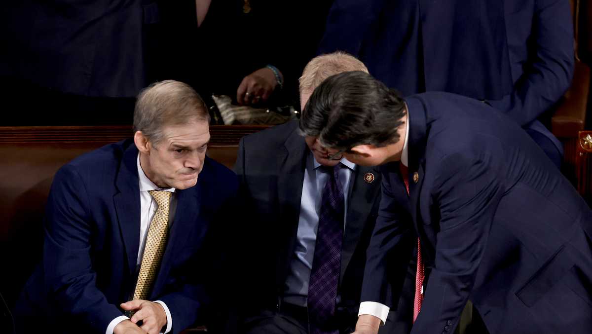 GOP Rep. Jim Jordan falls short in first House vote for speaker