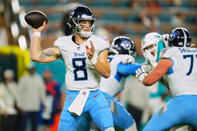 Will Levis rallies Titans for 2 late TDs, 28-27 win over Dolphins