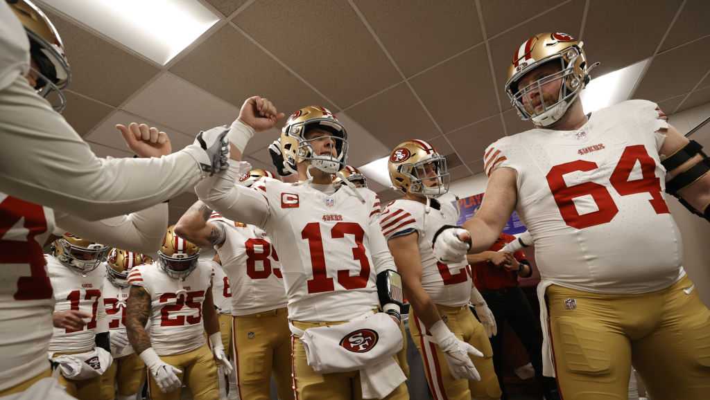 Brock Purdy 49ers starting quarterback sitting in regular season