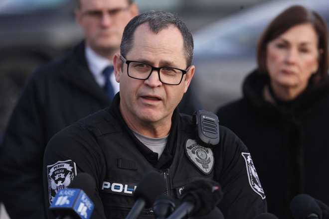 PERRY,&#x20;IOWA&#x20;-&#x20;JANUARY&#x20;04&#x3A;&#x20;Perry,&#x20;Iowa&#x20;Chief&#x20;of&#x20;Police&#x20;Eric&#x20;Vaughn&#x20;speaks&#x20;at&#x20;a&#x20;press&#x20;conference&#x20;addressing&#x20;the&#x20;shooting&#x20;at&#x20;the&#x20;Perry&#x20;Middle&#x20;School&#x20;and&#x20;High&#x20;School&#x20;complex&#x20;on&#x20;January&#x20;04,&#x20;2024&#x20;in&#x20;Perry,&#x20;Iowa.&#x20;According&#x20;to&#x20;reports,&#x20;shooting&#x20;suspect&#x20;Dylan&#x20;Butler&#x20;opened&#x20;fire&#x20;as&#x20;students&#x20;returned&#x20;to&#x20;classes&#x20;today&#x20;after&#x20;the&#x20;holiday&#x20;break,&#x20;resulting&#x20;in&#x20;multiple&#x20;victims&#x20;being&#x20;shot,&#x20;including&#x20;the&#x20;shooter&#x20;and&#x20;1&#x20;student&#x20;dead&#x20;and&#x20;5&#x20;others&#x20;injured.&#x20;&#x28;Photo&#x20;by&#x20;Scott&#x20;Olson&#x2F;Getty&#x20;Images&#x29;
