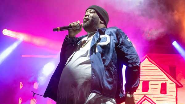 TAMPA, FLORIDA - FEBRUARY 18: Killer Mike performs at the 2024 Gasparilla Music Festival on February 18, 2024 in Tampa, Florida. (Photo by Astrida Valigorsky/Getty Images)