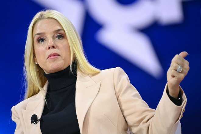 Florida&apos;s Former Attorney General Pam Bondi speaks during the annual Conservative Political Action Conference (CPAC) meeting on February 23, 2024, in National Harbor, Maryland. (Photo by MANDEL NGAN / AFP) (Photo by MANDEL NGAN/AFP via Getty Images)