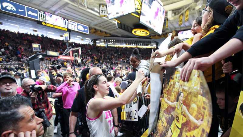 Clark's final regular-season home game to be among priciest tickets in women's college hoops history